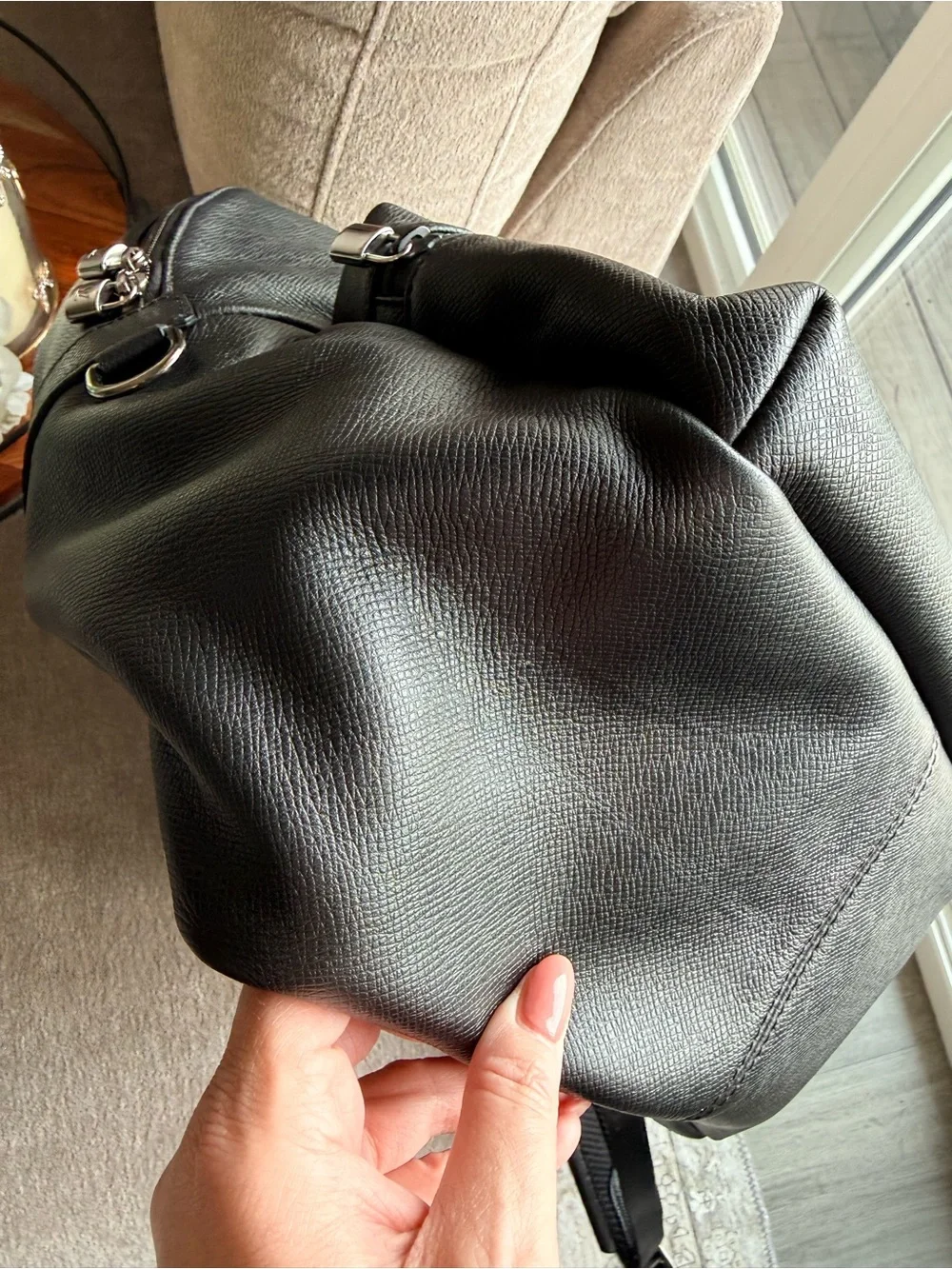 Louis Vuitton Men's Black Taiga Leather Apollo Limited Edition Backpack